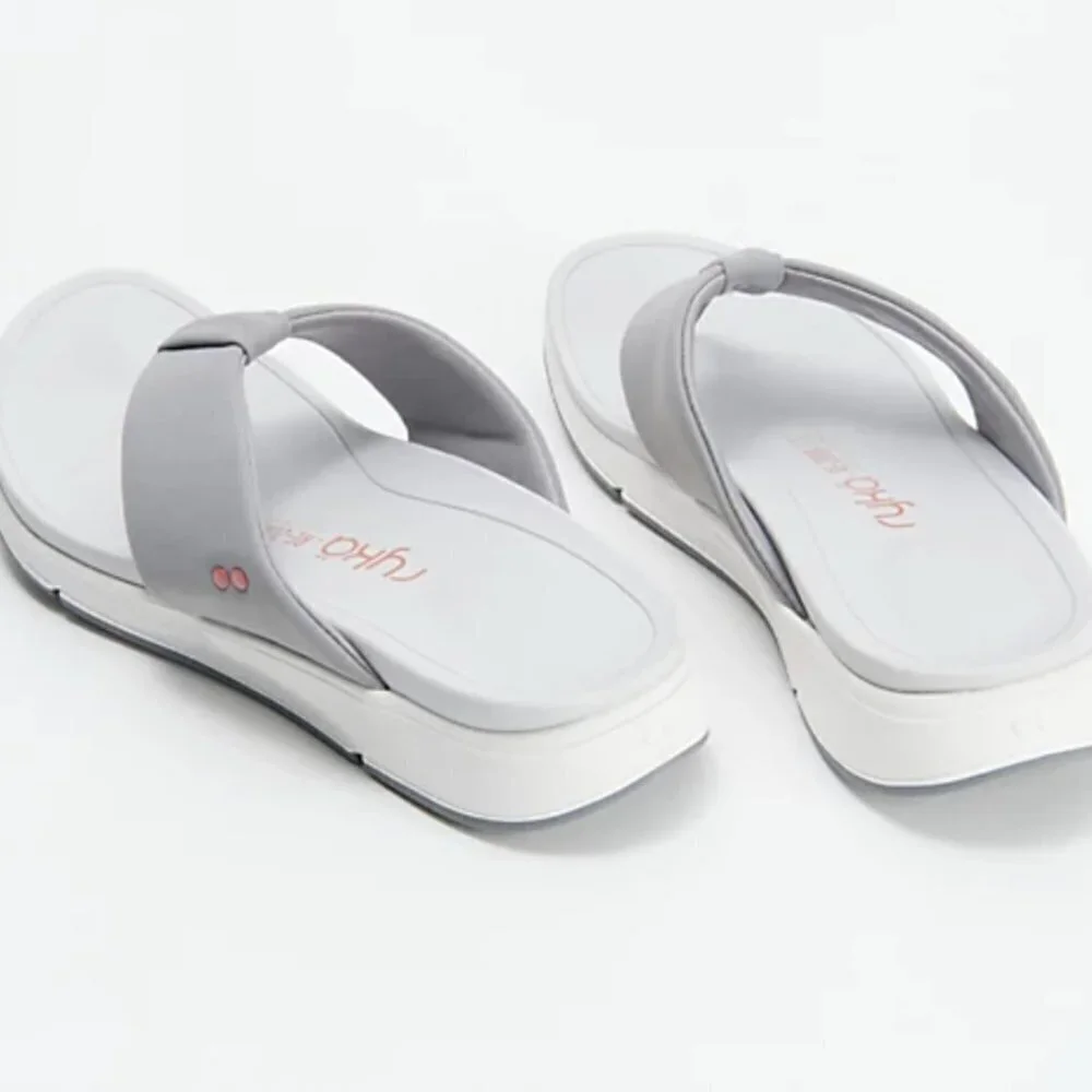 Ryka Soft Toe Dual-Density Thong Sandals Timid (WIDE)